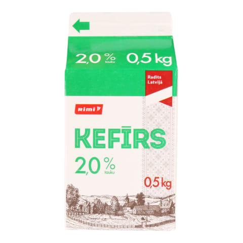 Kefīrs Rimi 2% 500g