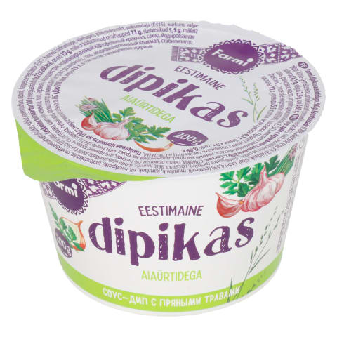 Dipikaste aiaürtidega Farmi 19,4% 200g