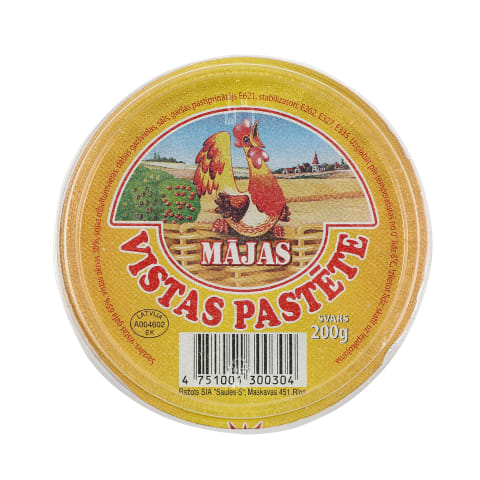 Pastēte Mājas vistas 200g