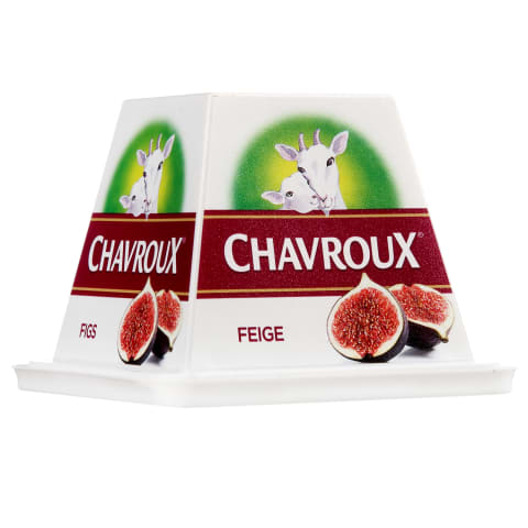 Ožkų pieno sūris CHAVROUX Figs, 150g