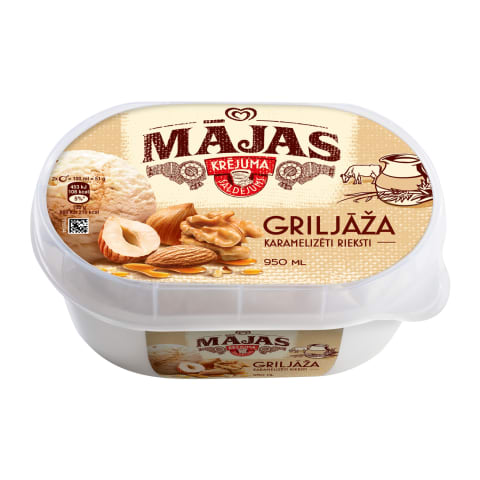 Saldējums MĀJAS griljāža 950ml/485g