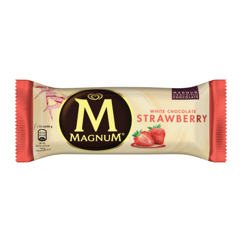 Saldējums MAGNUM zemeņu 110ml/90g