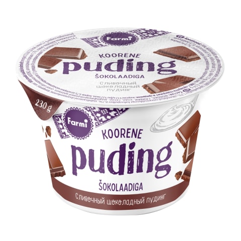 Koorene šokolaadi puding, FARMI, 230 g