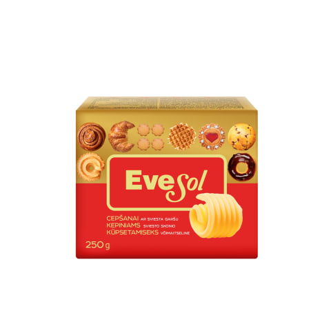 Marg. EveSol cepš. ar sviesta garš. 250g