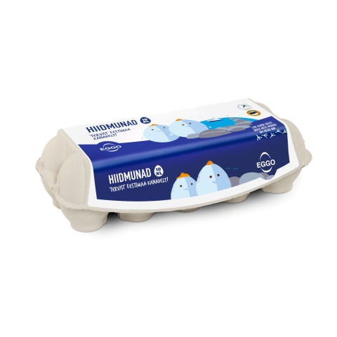 Hiidmunad XL10, EGGO, 10 tk, valged munad
