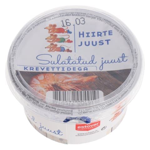 Sulatatud juust krevettidega Hiirte 200g