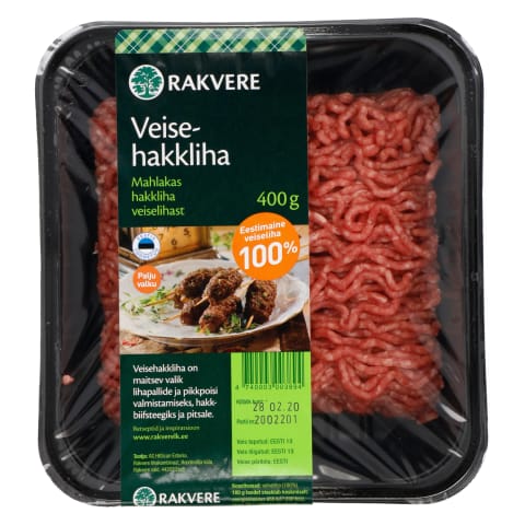 Veise hakkliha 400g