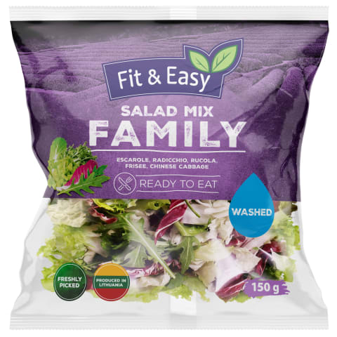 Plautų salotų mišinys FIT&EASY FAMILY, 150 g