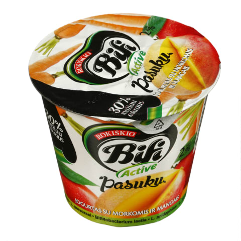 Jogurtas su mork. - mang. BIFI Active,2%,200g