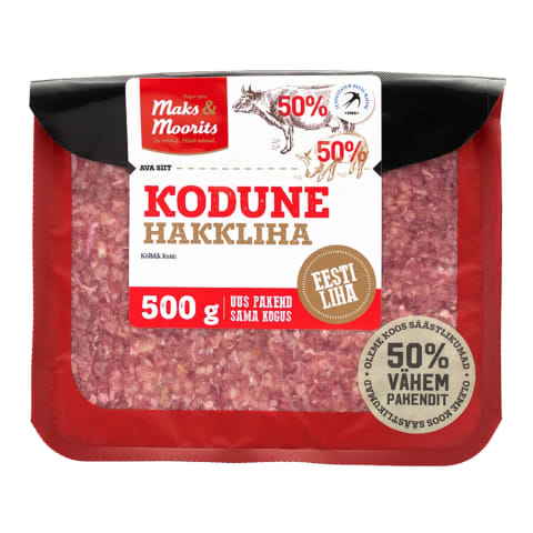 Kodune hakkliha, MAKS&MOORITS, 500 g