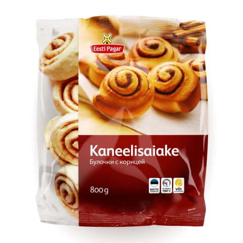 HULGI Kaneelisaiake 2tk, EESTI PAGAR, 2 x 800g