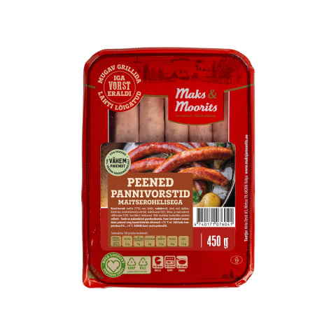 Peened pannivorstid maitserohel. 450g