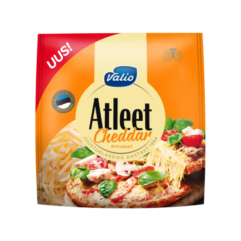 Riivjuust Atleet Cheddar Valio 200g