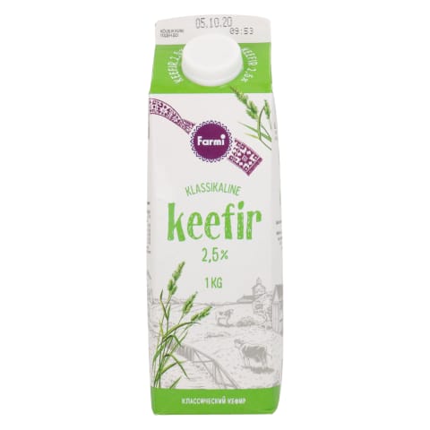 Keefir 2,5% pure, FARMI, 1 l