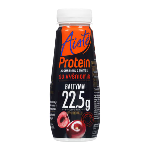 Jogurtinis gėr. su vyšn. AISTĖ PROTEIN, 250g