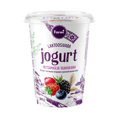 Farmi Metsamarjajogurt rukkikamaga 380g