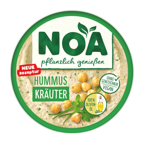 Hummus seesamiseemnete ja ürtidega, NOA, 175 g