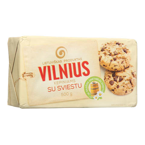 Margarinas kepiniams su sviestu VILNIUS, 500g