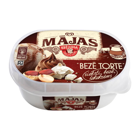 Saldējums Mājas bezē torte 950ml/486g