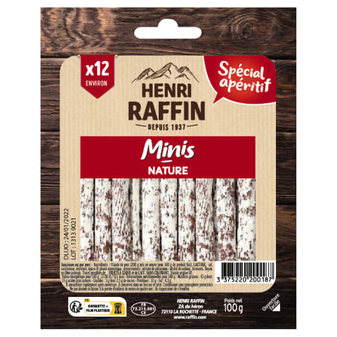 Mini salami Henri Raffin 100g