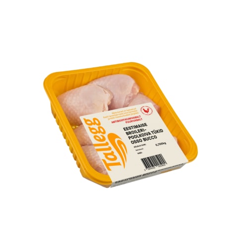 Eestimaise broileripoolkoiva tükid osso-bucco Tallegg vp kg