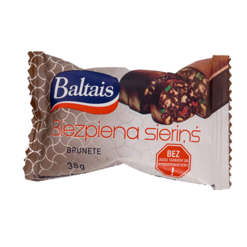 Biezpiena sieriņš Baltais Saldā brunete 38g