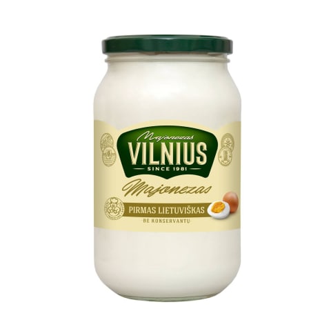 Majonezas VILNIUS Pirmas lietuviškas, 900ml