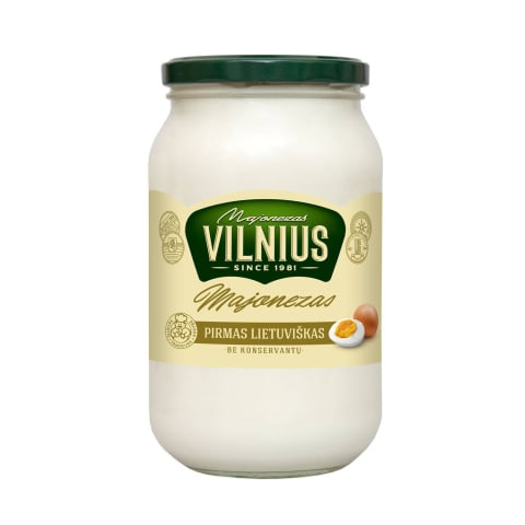 PIRMAS LIETUVIŠKAS majonezas VILNIUS, 900 ml