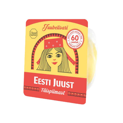 Eesti Juust täispiimast, viilutatud, TRADITSIOONILINE EESTI JUUST, 450 g