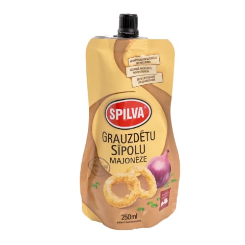 Majonēze Spilva Duo grauzdētu sīpolu 250g