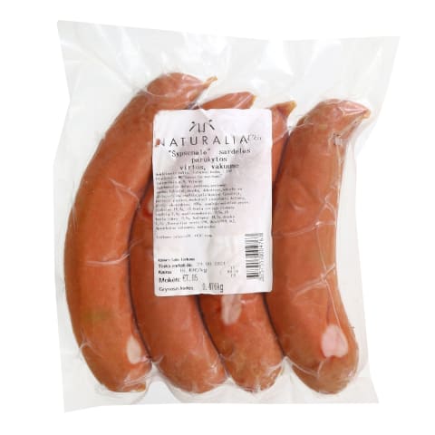Karštai rūkytos jautienos sardelės, a.r., 1kg