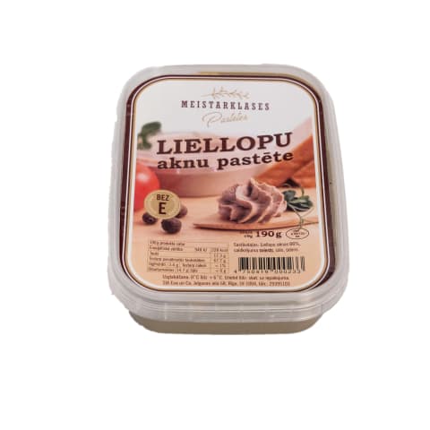 Pastēte liellopu aknu 190g