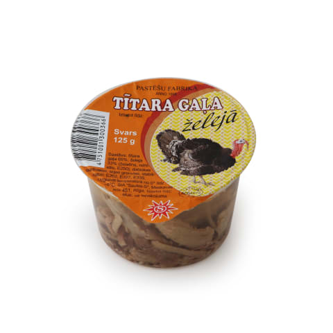 Tītara gaļa želejā 125g