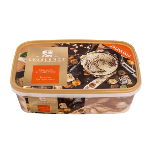 Saldējums Ekselence ar nugas mērci 1L/480g