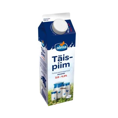 Täispiim Alma 3,8-4,2% 1l