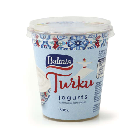 Turku jogurts Baltais bez piedevām 300g