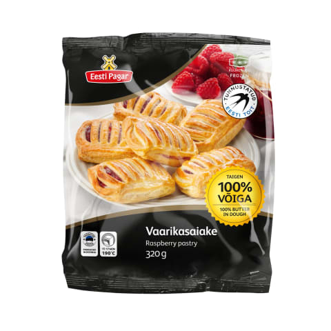 Vaarikasaiake võiga 320g