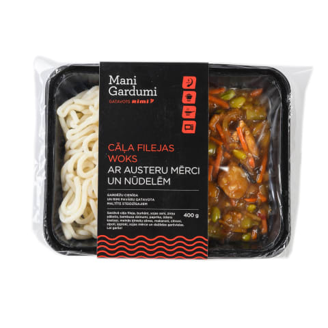 Cāļa fil.woks ar austeru mērci un nūd. 400g
