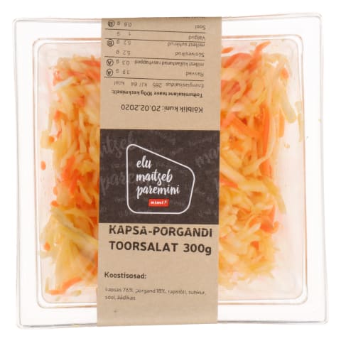 Kapsa-porgandi toorsalat 300g