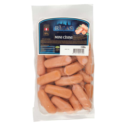 Cīsiņi Rīgas mini 500g