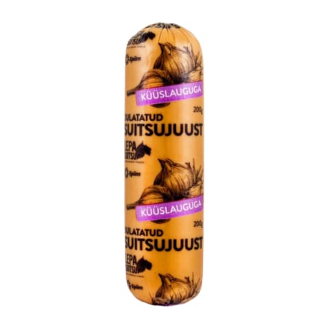Sulatatud suitsujuust küüslauguga, E-PIIM, 200g