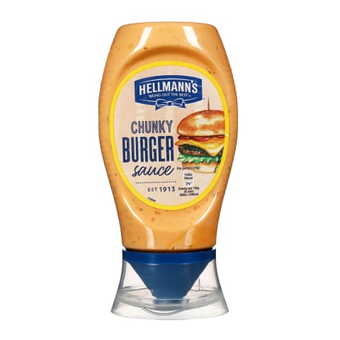 Chunky Burger kaste, HELLMANN'S, 250 ml
