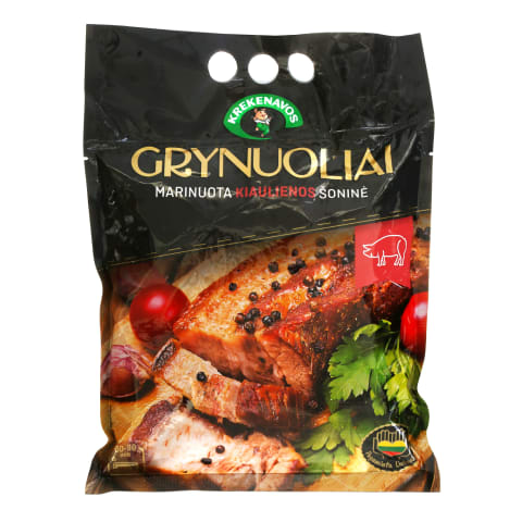 Marinuota kiaulienos šoninė be kaulo, 1kg