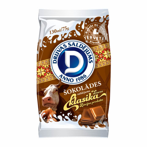 Saldējums Druva šokolādes 130ml/75g