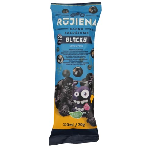 Saldējums Rūjiena krējuma upeņu 110ml/70g