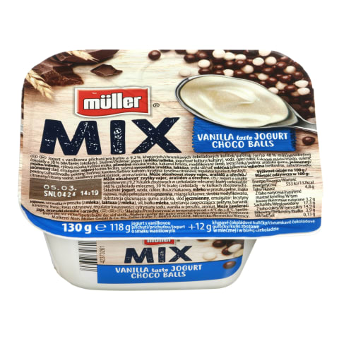 Van. sk. jogurtas su šok.rut. MÜLLER MIX,130g
