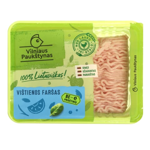 Vištienos faršas VIŠTIENA KITAIP be E, 450g