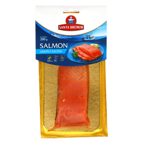 Sūdyta lašišų filė SANTA BREMOR, 200 g