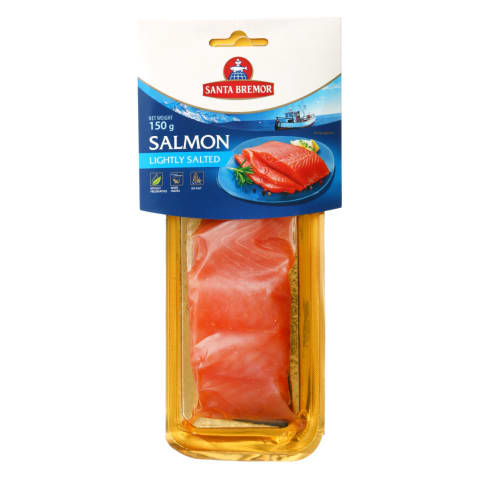 Sūdyta lašišų filė SANTA BREMOR, 150 g