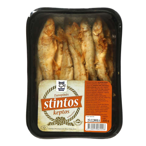 Keptos neišdarinėtos stintos, 200g